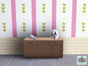 Sims 3 — pattern love 16 by nijl — This is a pattern of hearts. This is a nice pattern for in a bedroom.