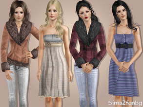 Sims 3 — 301 - Casual set by sims2fanbg — .:301 - Casual set:. Items in this Set: Outfit in 3 recolors,Custom