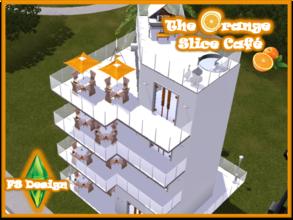 Sims 3 —  by fsdesign2 — Not just another cafe, you'll see! The Orange Slice Cafe by FS Design is also a place to