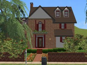 Sims 2 — Willow Tree Cottage by millyana — Here is a country cottage for your sims with good sized main house and garage