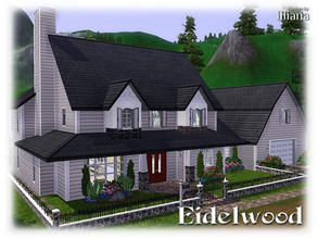 Sims 3 — Eidelwood - 2 Bd Family Home by Illiana — This sweet little home caters to your sims in surprising ways! Relax