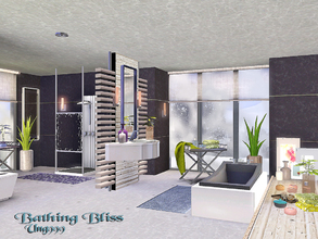 Sims 3 — Bathing Bliss by ung999 — This cozy, modern and romantic bathroom set is perfect for your simmies all year
