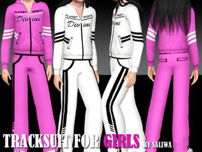 Sims 3 — Girl Tracksuit Top by saliwa — Special Design Tracksuit Top by Saliwa for athletic, sleepwear and everyday