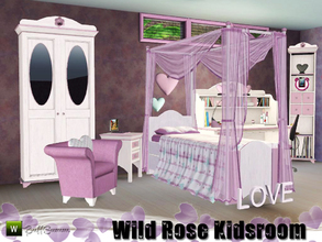 Sims 3 — Kidsroom Wild Rose by BuffSumm — Your kids like to dream? So give them a dreamy and romantic room. The *Wild