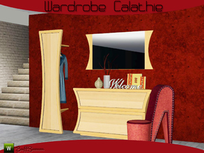 Sims 3 — Wardrobe Calathie by BuffSumm — Your Sims need a nice, modern and great shaped entrance? They need to put their