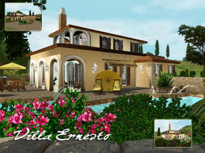 Sims 3 — Villa_Ernesto by matomibotaki — Luxury sims 3 villa in mediterranean style. Cozy and like a summer-day. Enjoy