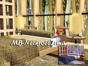 Sims 3 — MB-NeckrollIrma by matomibotaki — MB-NeckrollIrma, new mesh to place on the - BedIrma - recolorable, only to use
