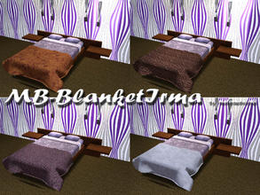 Sims 3 — MB-BlanketIrma by matomibotaki — MB-BlanketIrma, blanket for the lower part of the - BedIrma -, recoloable, only