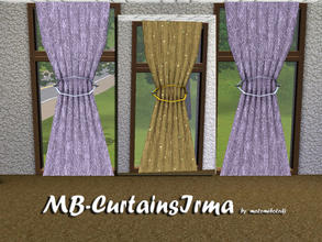 Sims 3 — MB-CurtainsIrma by matomibotaki — MB-CurtainsIrma, new elegant ruffled curtains with tie-back, new mesh with 3