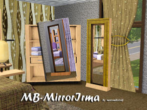Sims 3 — MB-MirrorIrma by matomibotaki — MB-MirrorIrma, new standing mirror mesh with 2 recolorable areas and structural