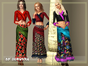 Sims 3 — Clothes Carmelita 1  by bukovka — A set of clothes for young and adult women in the Travellers style. The set