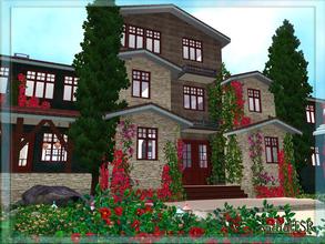 Sims 3 — V | 38 by vidia — This house has a living room, a kitchen with a dining room and a bathroom on the first floor.