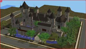 Sims 2 — Castle by RamboRocky90 — I decide to build up a castle.