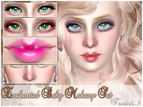 Sims 3 — Enchanted Baby Makeup Set by TsminhSims — New Makeup Set for your Sims. Your Sims will be a Princess or a Fairy