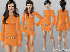 Sims 3 — 304 - Designer dress 2 by sims2fanbg — .:304 - Designer set:. Dress in 3 recolors,Custom