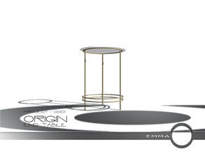 Sims 2 — Project 0001 Origin - End Table by Emma_O — end table for Project 0001 Origin.