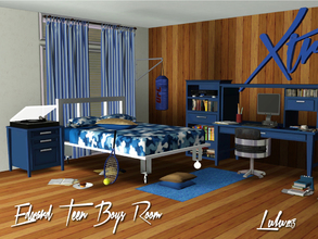 Sims 3 — Edward Teen Boys Room by Lulu265 — This was request by a friend of mine who said I always only make girls rooms.