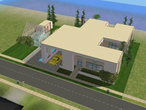 Sims 2 — Wallace Vi Modern by Xodess — Lovely modern house for a family of four, assuming you have two couples living
