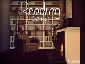 Sims 3 — Reading Corner by pyszny16 — Anyone who like reading books dream about place where reading is part of his mind