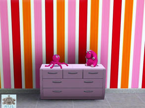 Sims 3 — pattern geomatric 18 by nijl — This is a pattern with brightly colored stripes (red,pink and orange). This is a