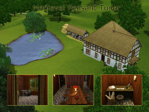 Sims 3 — Medieval Tudor Peasant by Homes_by_Hayley — An authentic medieval peasant home (nothing modern), large feild,