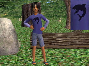 Sims 2 — CM Outfit Set - shark by zaligelover2 — Whole outfit for CM.