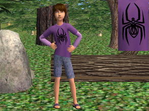 Sims 2 — CM Outfit Set - spider by zaligelover2 — Whole outfit for CM.