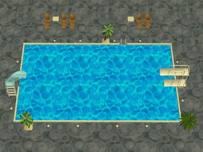 Sims 2 — Soakability Terrain Set - 4 by zaligelover2 — Water terrain. Sims will not swim, but walk upon the ground as if