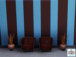 Sims 3 — pattern geomatric 19 by nijl — This is a pattern with blue and Brown stripes. This pattern fits very nicely into