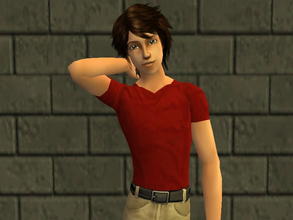 Sims 2 — Teen Wrinkled Tees - rd by zaligelover2 — A wrinkled tee for teens.