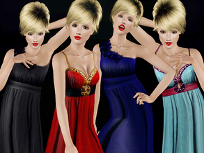 Sims 3 — Award Evening by simseviyo — A new set with 2 beautiful evening dresses 