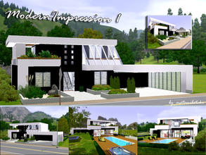 Sims 3 — Modern_Impression_1 by matomibotaki — Sims 3 house in modern architecture,suffused with light and timesless