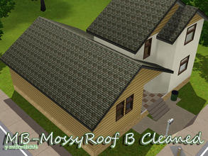 Sims 3 — MB-MossyRoofBCleaned by matomibotaki — MB-MossyRoofBCleaned, weathered roof without moss and cleaned roof