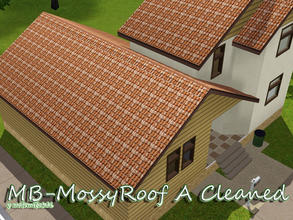 Sims 3 — MB-MossyRoofACleaned by matomibotaki — MB-MossyRoofACleaned, weathered roof without moss and cleaned roof