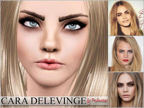 Sims 3 — Cara Delevigne by Pralinesims — Cara Delevinge, the beautiful model, now as a sim! For more informations about