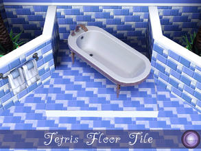 Sims 3 — Tetris Floor by D2Diamond — Tetris design is recolorable in four parts. Part of the Tetris Collection. Designed