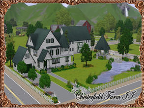 Sims 3 — Chesterfield Farm II (CC Free) by JCIssette — This working 2 bedroom/3 bath farm has been completely remodeled