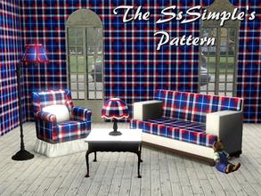 Sims 3 — Auld Alliance Tartan by TheSsSimple2 — Pattern: Auld Alliance Tartan