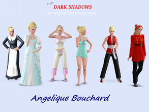 Sims 3 — Angelique Bouchard by Shylaria — From the original gothic TV soap opera DARK SHADOWS comes Angelique Bouchard,
