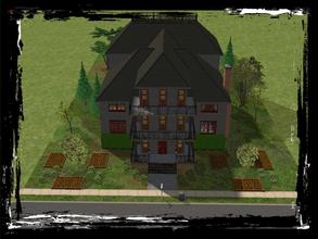 Sims 2 — Crumble Hall by former_ussr2 — A large gothic manor for your sims. Features a sitting room, study, an attic, and