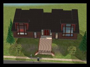 Sims 2 — Redbrick Lofts by former_ussr2 — This home is ultra-modern! It features 2 bedrooms (although the office could be