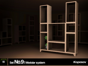Sims 3 — Koposov Set No.9.1 Modular system by koposov — Create groups of 8 modules own cabinets! More than 1000 different