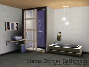 Sims 3 — Liams Corner Bathroom by Angela — The final set in the Liams Corner Series is here, the Bathroom! This set