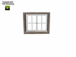 Sims 3 — Aline Window Privat 1x1 by Trustime — Recolorable window from Aline build set. By Trustime