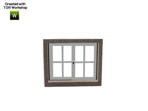 Sims 3 — Aline Window Dormer 1x1 by Trustime — Recolorable window from Aline build set. By Trustime