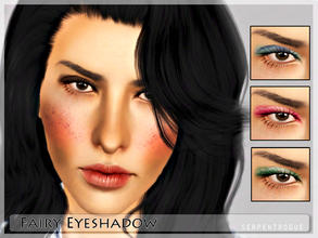 Sims 3 — Fairy Eyeshadow by Serpentrogue — 3 recolourable area teen /young adult/ adult/ elder base game compatible