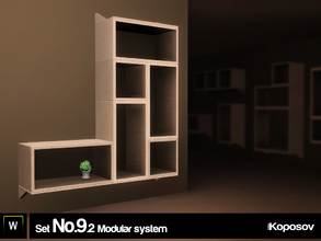 Sims 3 — Koposov Set No.9.2 Modular system by koposov — Continue to Set No.9 Modular system! Now, thanks to 8 NEW MODULES