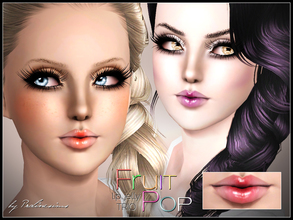 Sims 3 — Fruit Pop Lip Jelly Trio by Pralinesims — New realistic lip glosses for your sims! Your sims will love their new