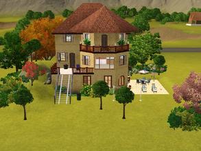 Sims 3 — Western Lane 5 by Silerna — Western lane 5 is nice meditarrean/french/spanish lot for your sims. It can be both