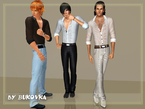 Sims 3 — &#1057;lothes (pants + shirt)  Latino male by bukovka — A set of men's clothing. The kit includes a classic